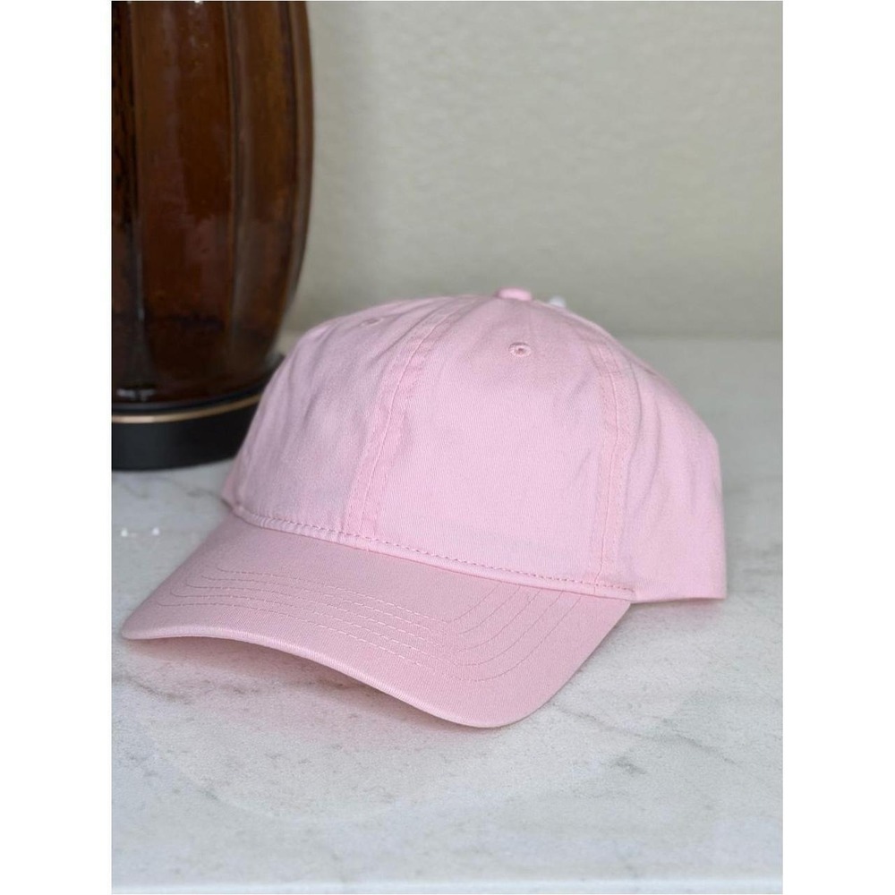Time and Tru Solid Baseball Hat Pink Starlight